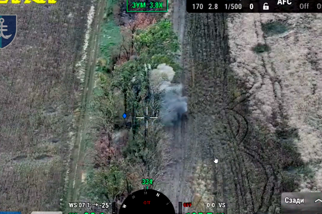 Украинские морпехи 'минуснули' вражескую пушку и взорвали тайник с БК врага: видео