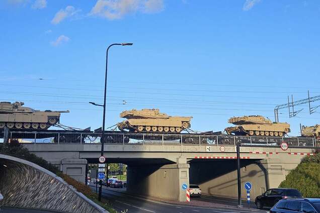 Естонія перекидає 'Абрамси' ближче до кордону з Росією. Фото