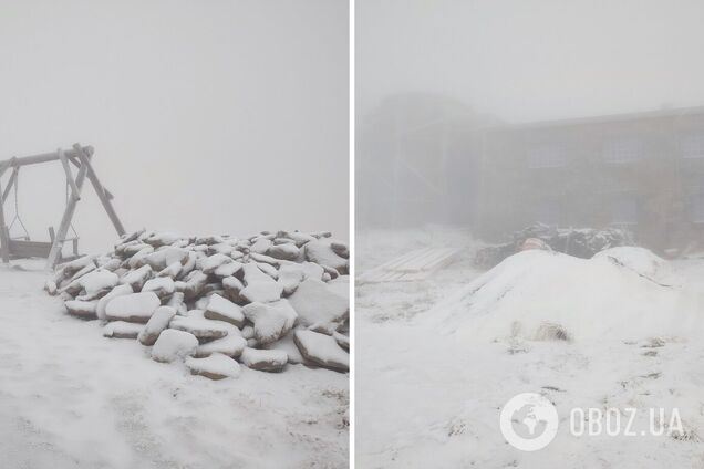 Выпал снег, ударил мороз: в Карпаты пришла зима. Фото