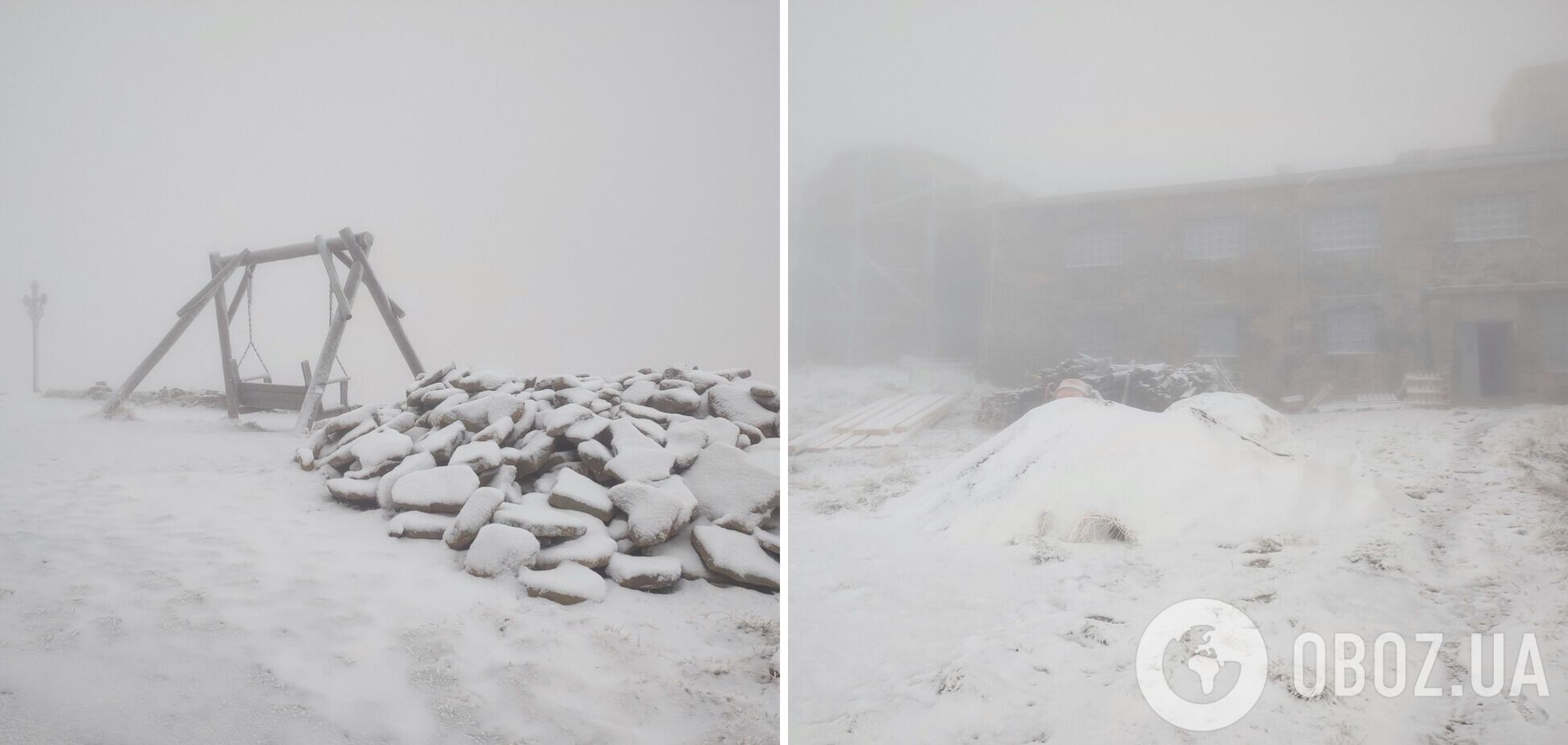 Выпал снег, ударил мороз: в Карпаты пришла зима. Фото