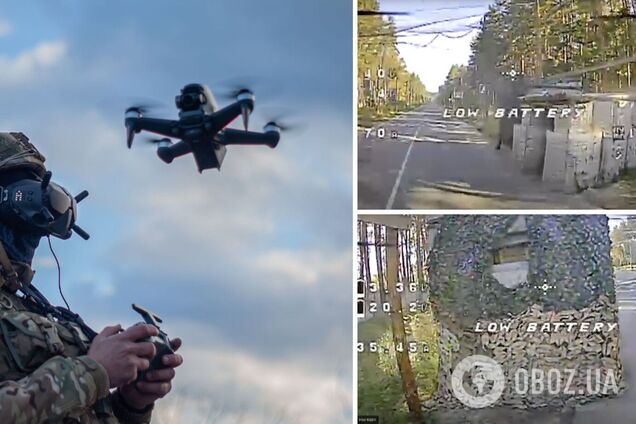 Антидронові сітки не врятували: оптоволоконний дрон Сил оборони пролетів понад 20 км й уразив ворожий блокпост. Відео