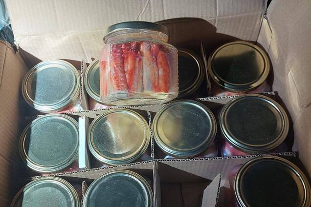 На Волыни задержали почти центнер российской икры