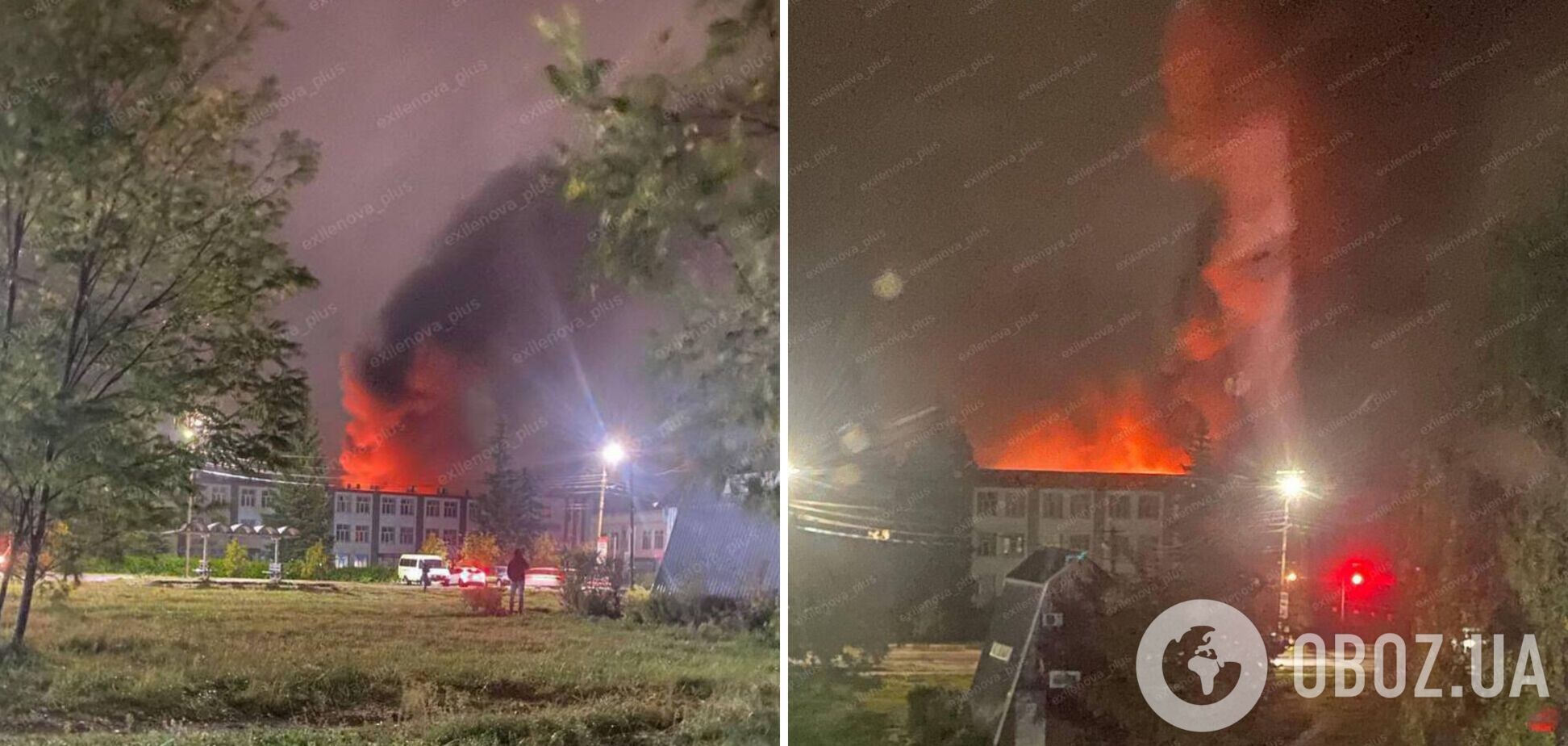 Дроны атаковали Брянщину, поднялся пожар: в сети заявляют о попадании в завод. Фото и видео