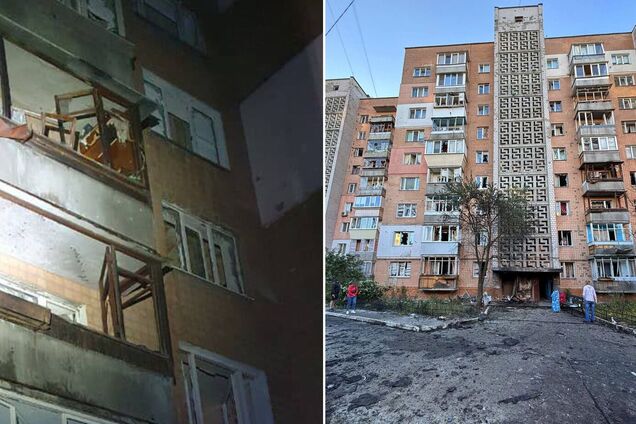 Повреждены дом, детсад и авто: в КОВА рассказали о последствиях российской атаки на Киевщину. Фото