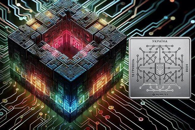 Монета Цифровое государство номиналом 10 грн