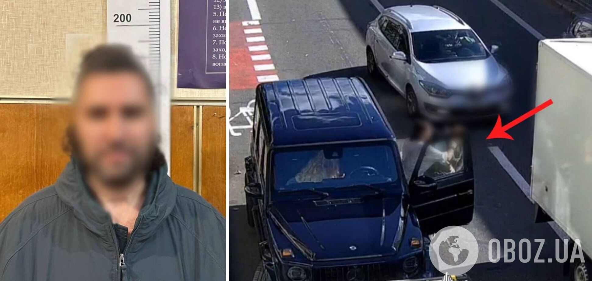 В Киеве водитель Mercedes избил велосипедиста до потери сознания из-за замечания: преступление зафиксировала камера. Видео