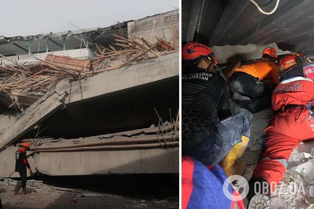 В Индонезии обвалилась школа: есть жертва, десятки детей под завалами. Фото и видео