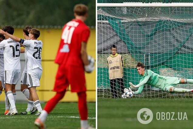 Український воротар відбив пенальті в першому ж матчі за 'Реал' в Юнацькій лізі УЄФА. Відео