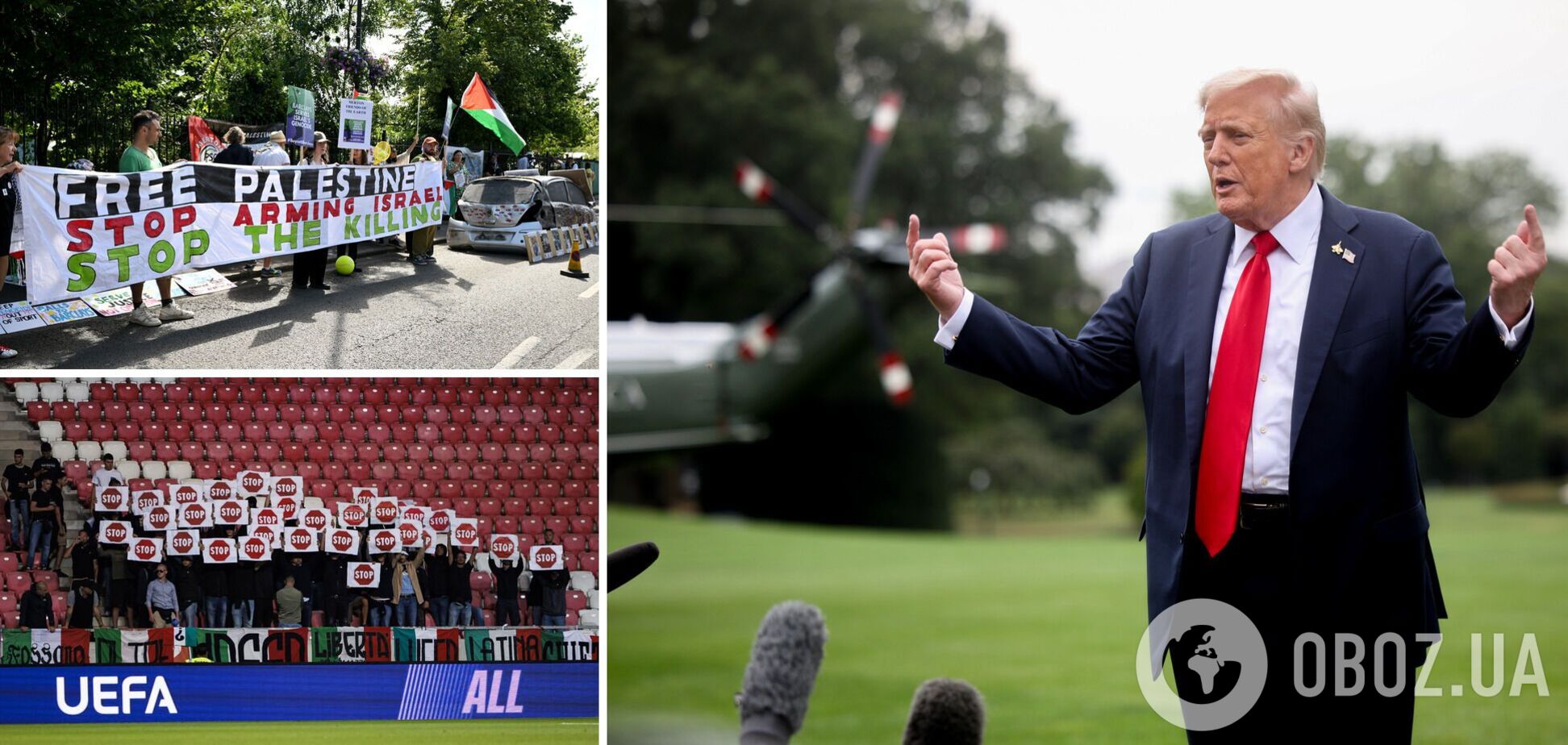 Трамп зірвав голосування в УЄФА щодо виключення Ізраїлю. Sky News повідомив подробиці