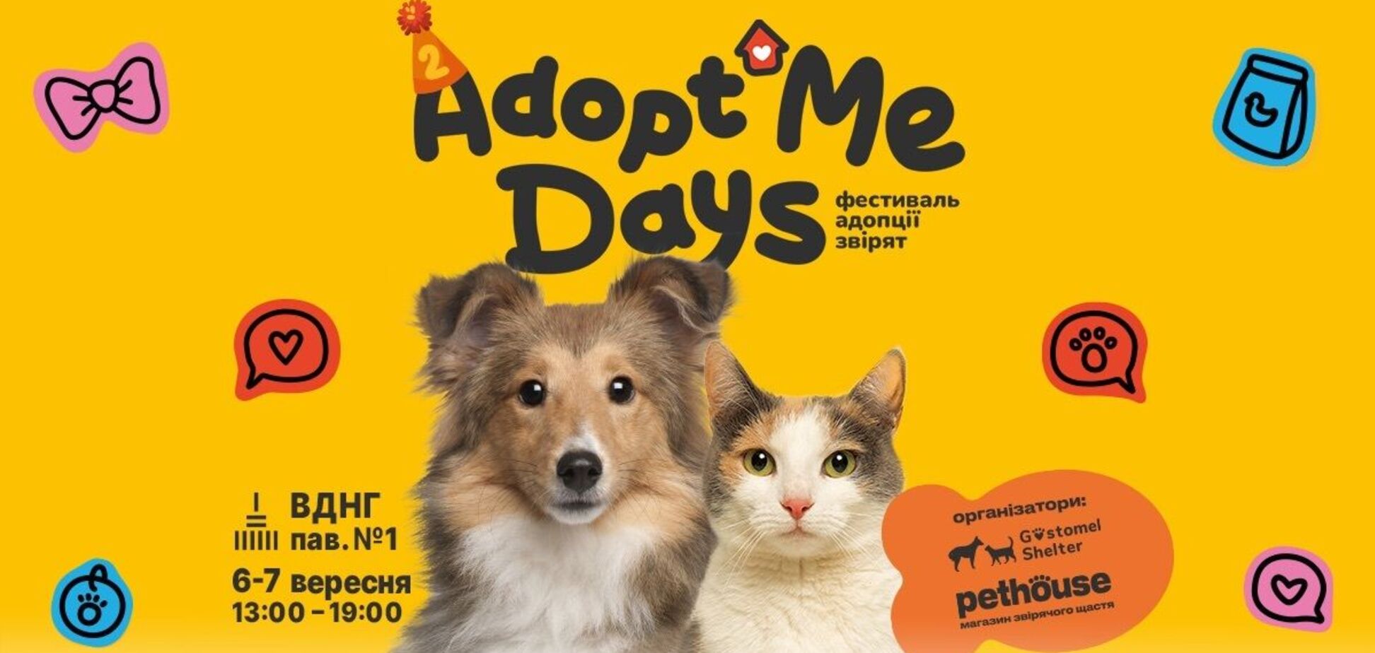 AdoptMe Days: у Києві відбудеться відбудеться 17-й фестиваль, де шукатимуть дім тваринам із притулків