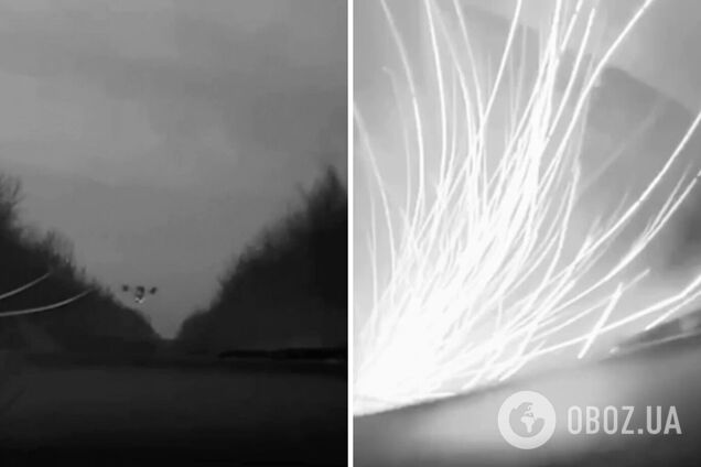 На Сумщині ворожий FPV-дрон влучив у лобове скло авто українських воїнів і не вибухнув: момент потрапив на відео