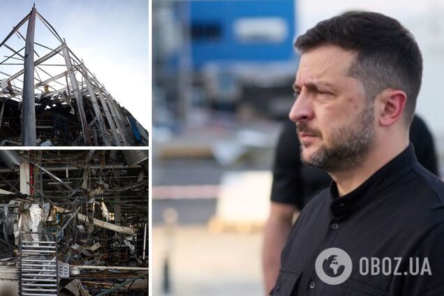 Зеленский посетил американский завод в Мукачево, который обстреляла Россия