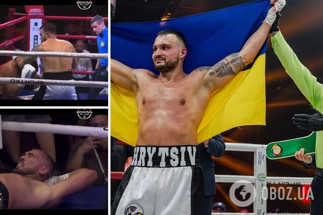 Непереможний український боксер виграв бій нокаутом у першому ж раунді. Відео