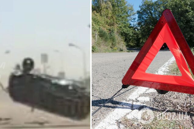 У фуры лопнуло колесо: в Одесской области произошло ужасное ДТП. Видео