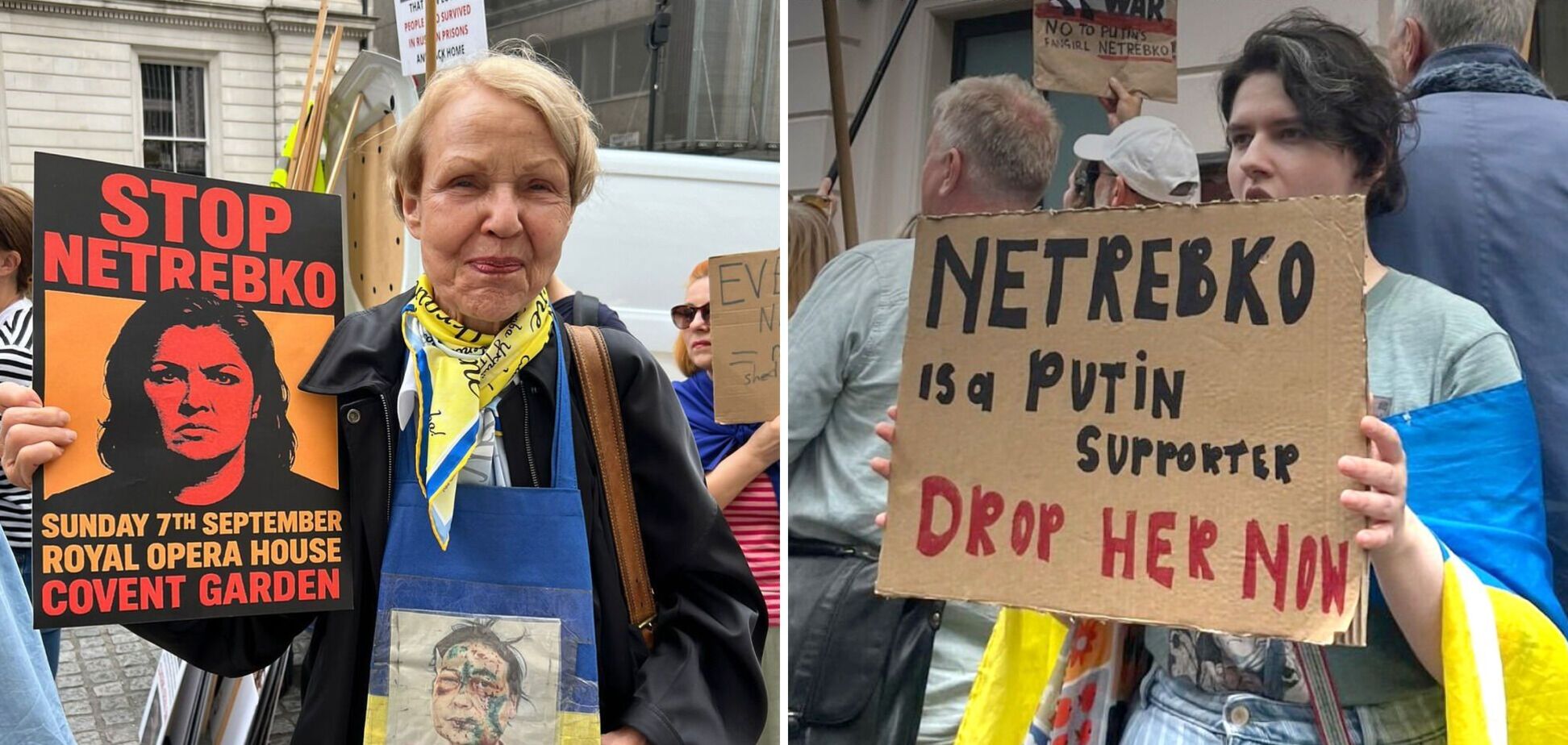 'Это позор для нации': в Лондоне протестовали против выступлений Нетребко в Королевской опере