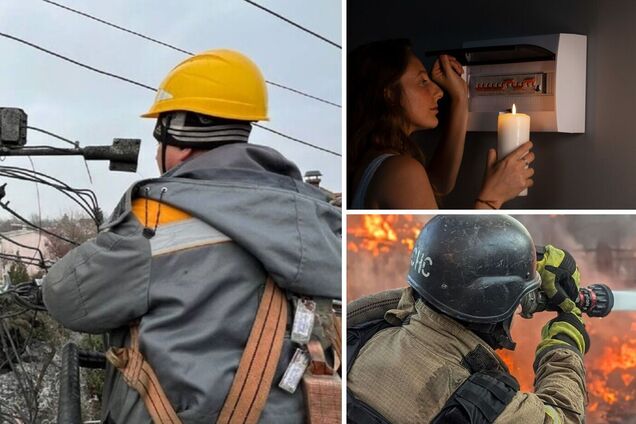 Відключення світла в Україні після обстрілу РФ