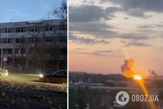 В окупованому Донецьку крилаті ракети уразили колишній завод 'Топаз': там була військова база РФ. Фото і відео