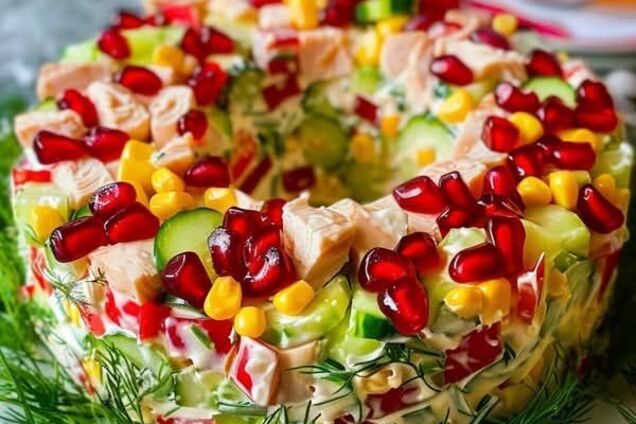 Ситний салат із ковбасками, морквою по-корейськи та сиром: готується страва 10 хвилин