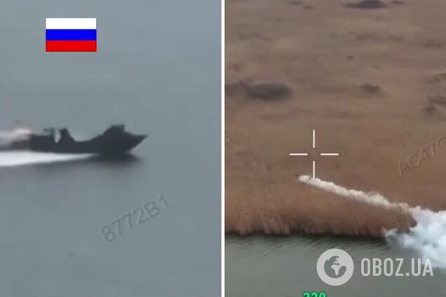 Українські морпіхи потопили два ворожі човни і 'мінуснули' вісім окупантів