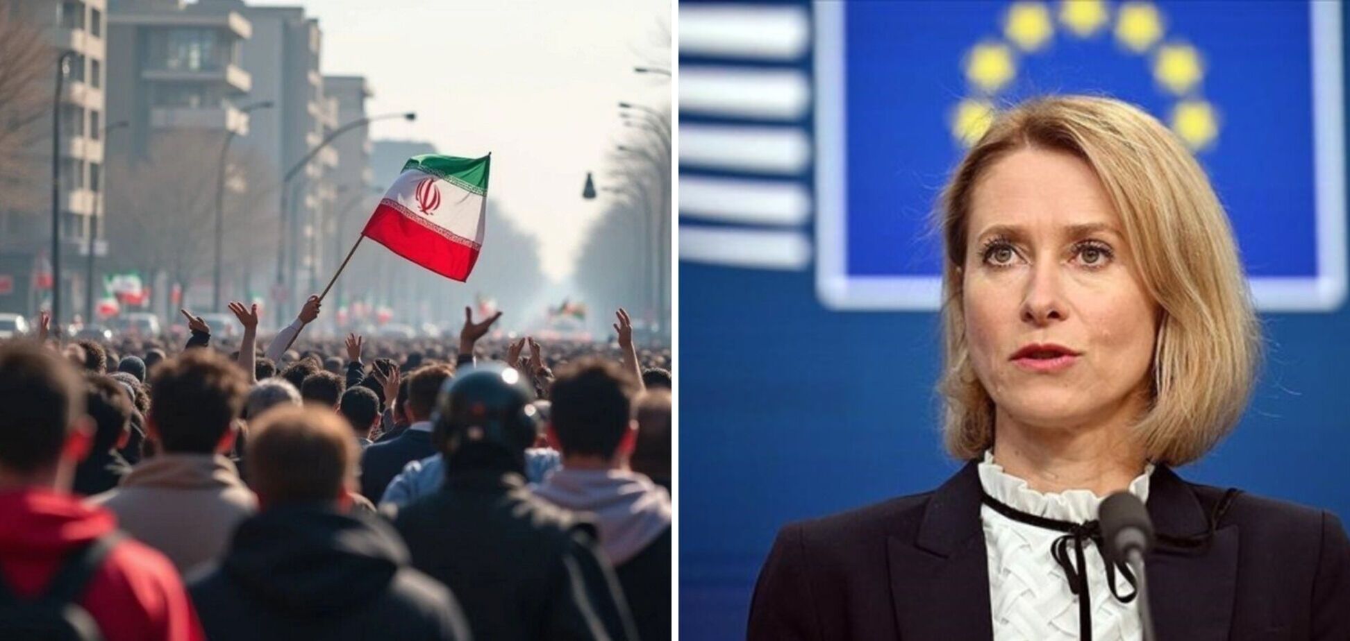 'Иранский режим боится собственного народа': Каллас осудила Тегеран за непропорциональную и жесткую реакцию