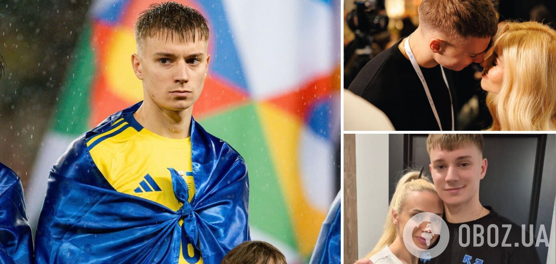 'Где мама, а где невеста?' Футболист сборной Украины снялся в обнимку с двумя красавицами и озадачил сеть. Фотофакт