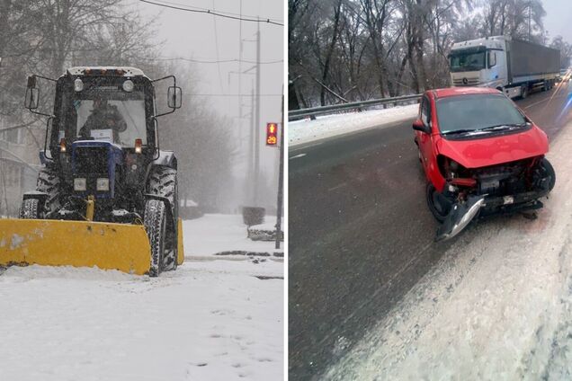 Львов засыпает снегом, в Харькове расчищают дороги: какие последствия непогоды в Украине. Фото, видео