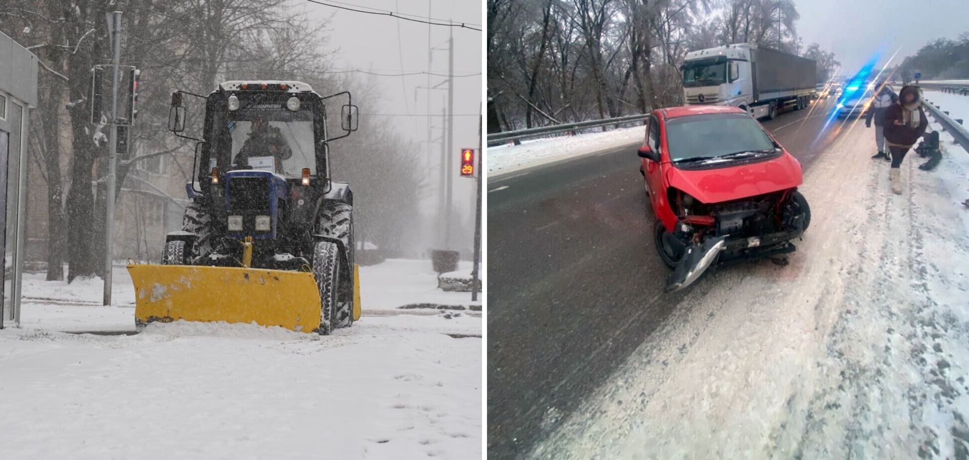 Львов засыпает снегом, в Харькове расчищают дороги: какие последствия непогоды в Украине. Фото, видео