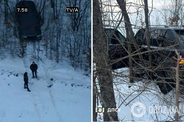 На Буковині чоловік намагався прорватися до Румунії на авто і скоїв наїзд на прикордонника. Фото