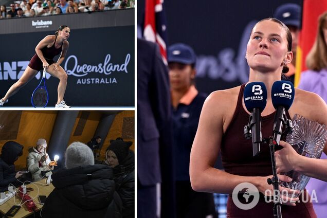 'Тисячі людей без світла і гарячої води. На вулиці -20'. Костюк виступила з пронизливою промовою про Україну після фіналу в Австралії. Відео