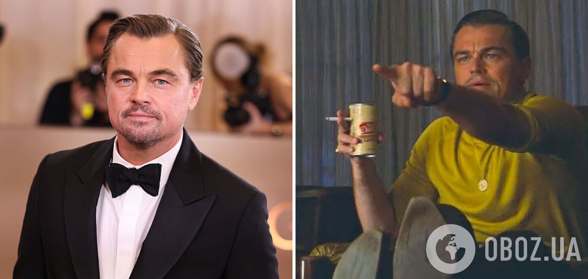 Леонардо Ди Каприо случайно повторил аж два своих легендарных мема на 'Золотом глобусе 2026'. Фото