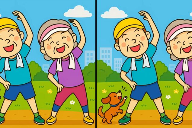 Найдите три отличия: веселая головоломка