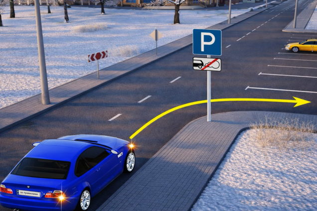 Чи можна поставити авто на стоянку? Тест для водіїв