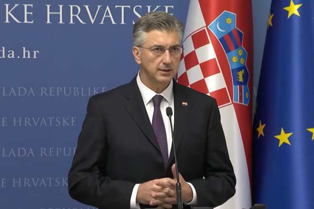 'Виходячи з конкретного досвіду': прем'єр Хорватії закликав Україну ніколи де-юре не відмовлятися від своїх територій