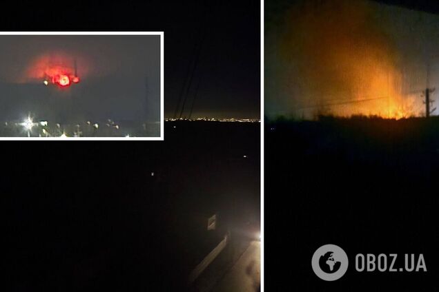 В Мариуполе взорвалась и горит крупная подстанция: в оккупированном городе пропал свет. Фото и видео