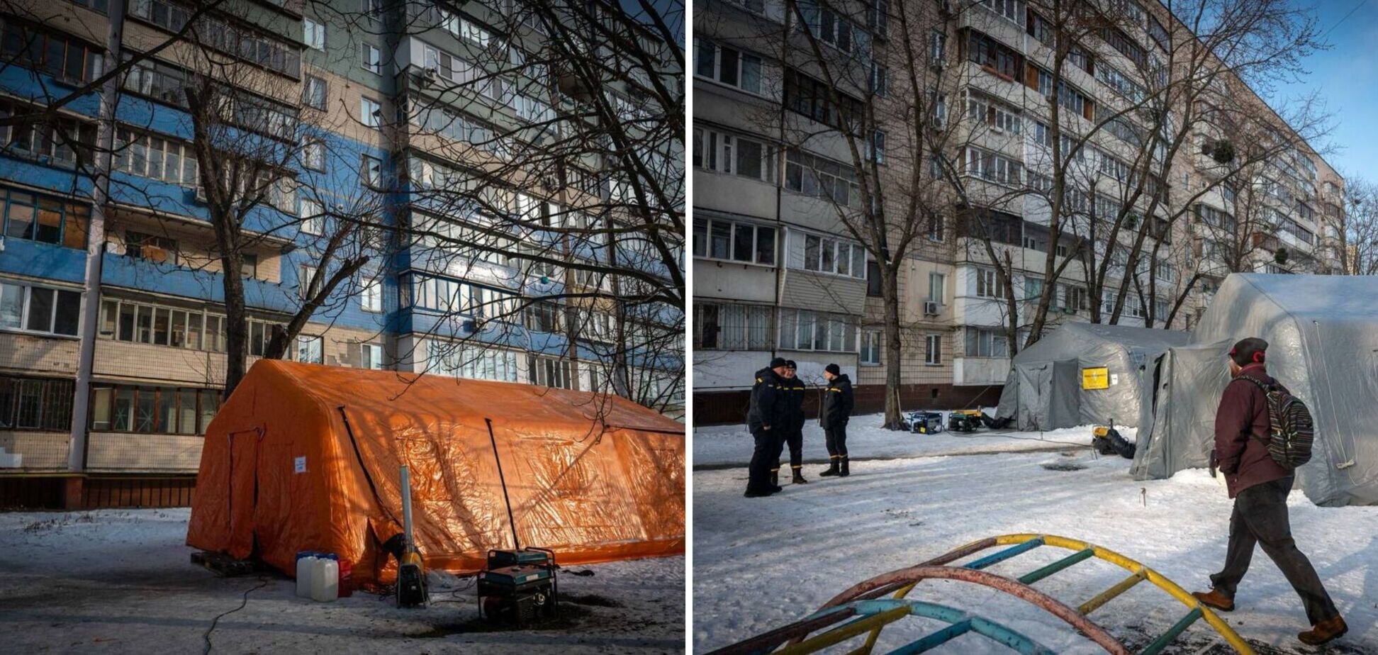 Вимкнення електроенергії та проблеми з опаленням у Києві, січень-2026