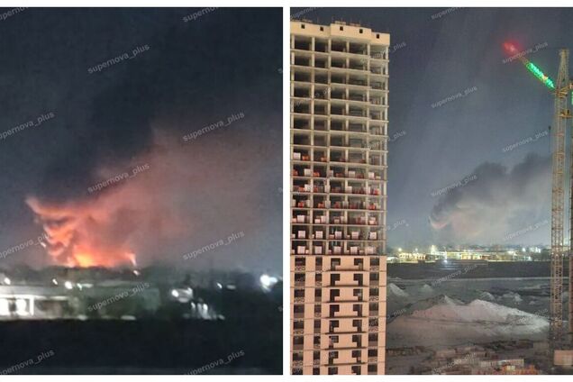 У російському Ростові прогриміли вибухи, спалахнула пожежа: кажуть, що горять резервуари з нафтопродуктами. Фото і відео