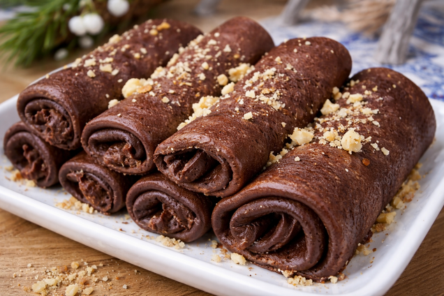Шоколадні млинці 'Снікерс': як приготувати ефектний десерт для всієї родини