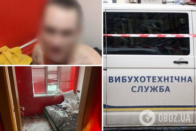 В одном из хостелов Киева раздался взрыв: мужчина пытался убить знакомого с помощью гранаты. Подробности и фото