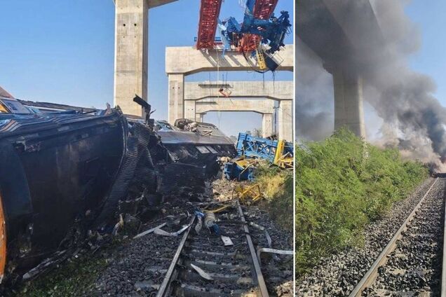 У Таїланді будівельний кран упав на пасажирський потяг: загинули десятки людей. Фото і відео