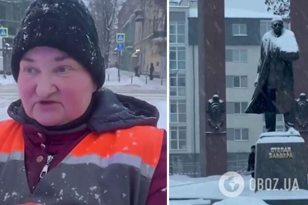 'Летів над головою': жінка, яка прибирала зупинку в Львові під час російської атаки, розповіла про удар 'Шахеда'. Відео