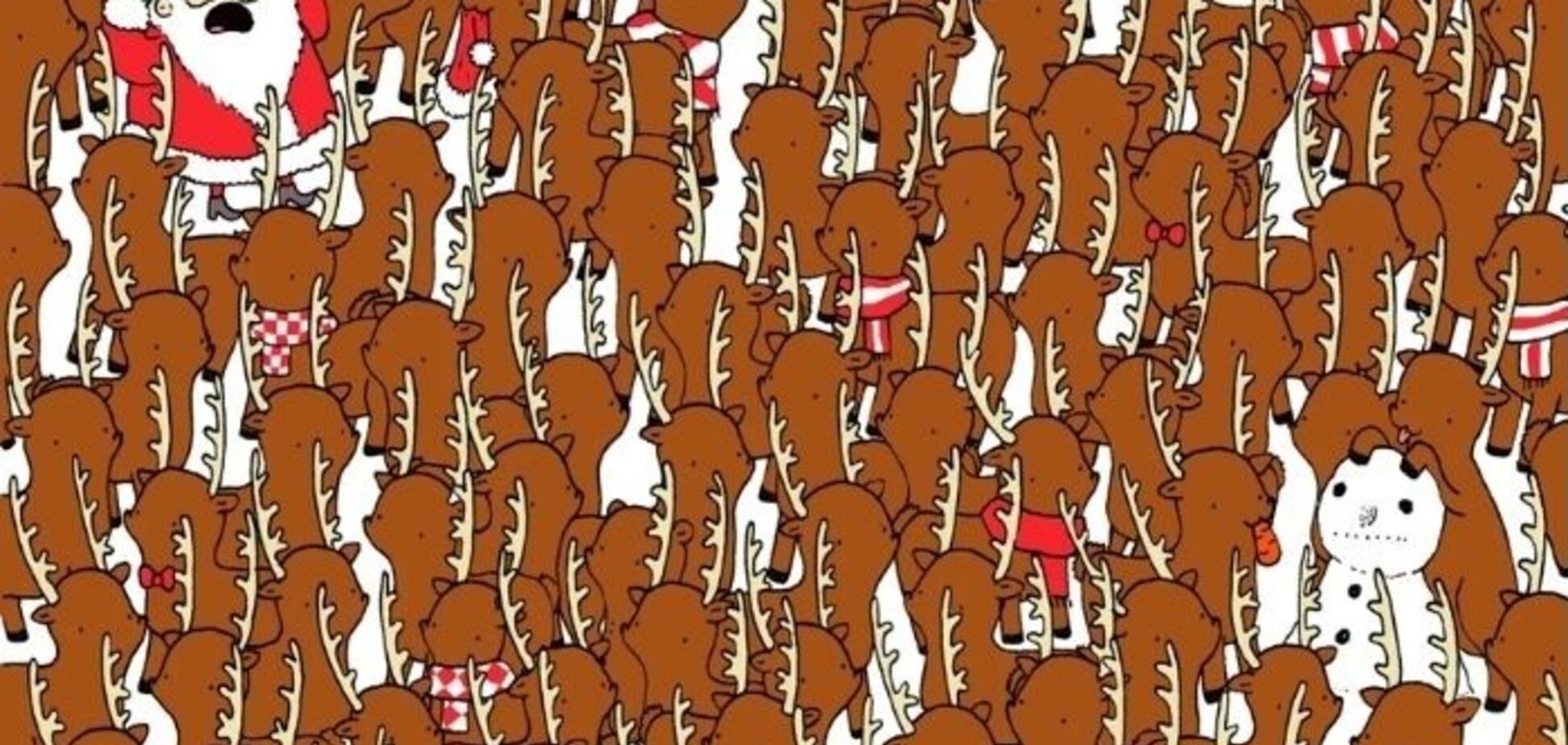 Знайдіть ведмедя серед оленів: головоломка на уважність