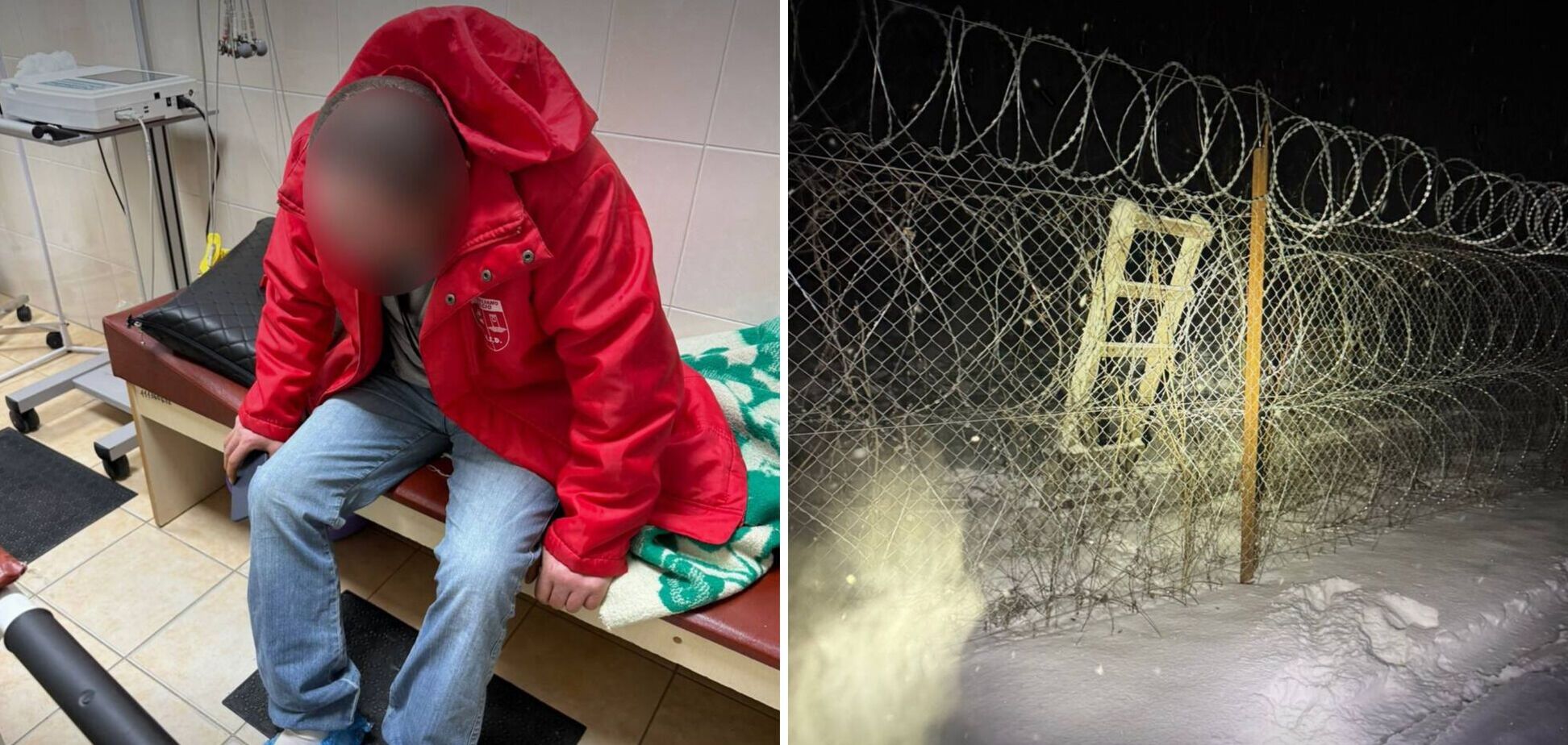 Намагався незаконно перейти Прут: прикордонники врятували порушника, який провалився під лід. Фото