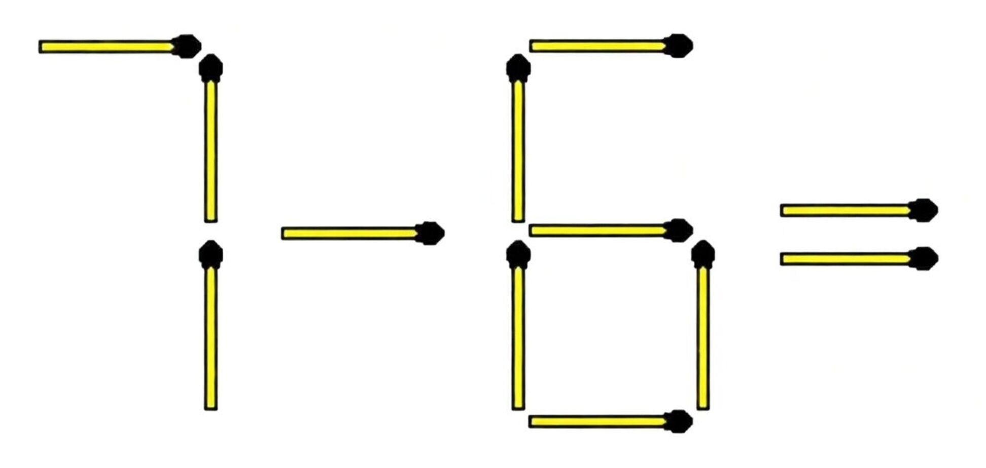 Передвиньте 3 спички: непростая головоломка