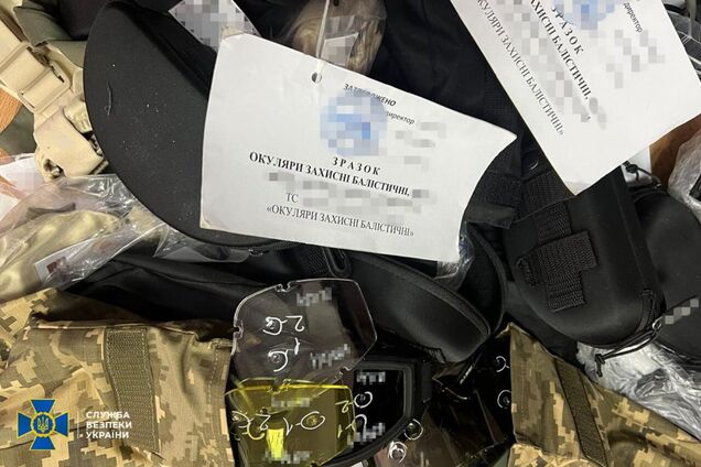 В Україні викрили 'бізнесмена', який поставив ЗСУ бракованих балістичних окулярів на 60 млн грн. Фото і відео
