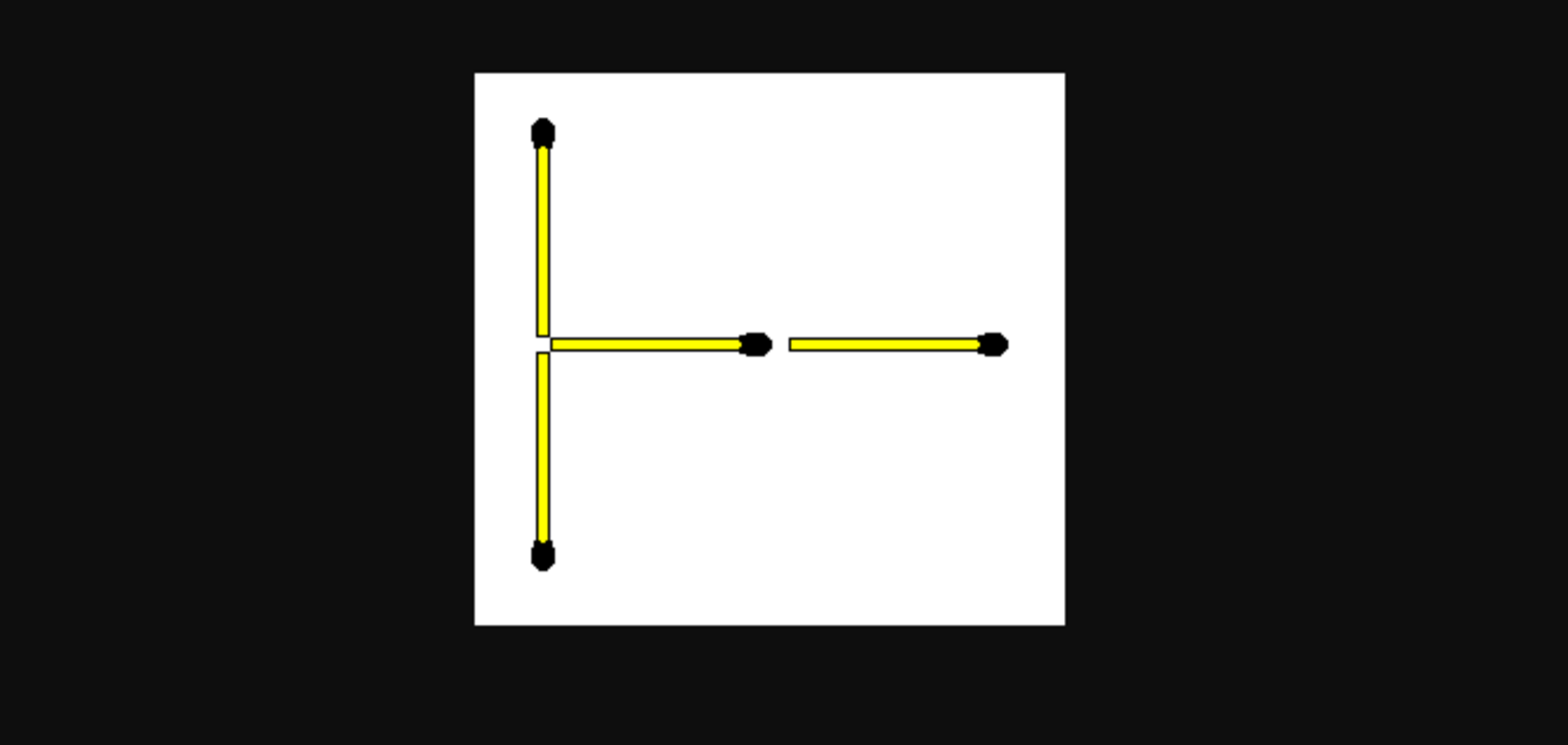 Ответ неожиданный: как передвинуть спичку, чтобы получился квадрат