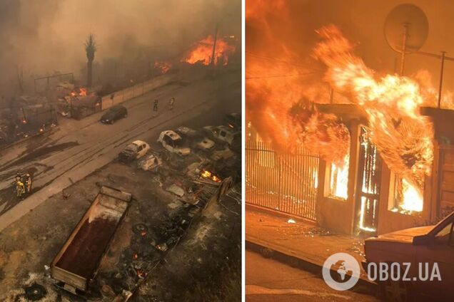 Південь Чилі охопили масштабні лісові пожежі: вогонь знищив понад 8,5 тис. гектарів, загинули 16 людей. Фото й відео