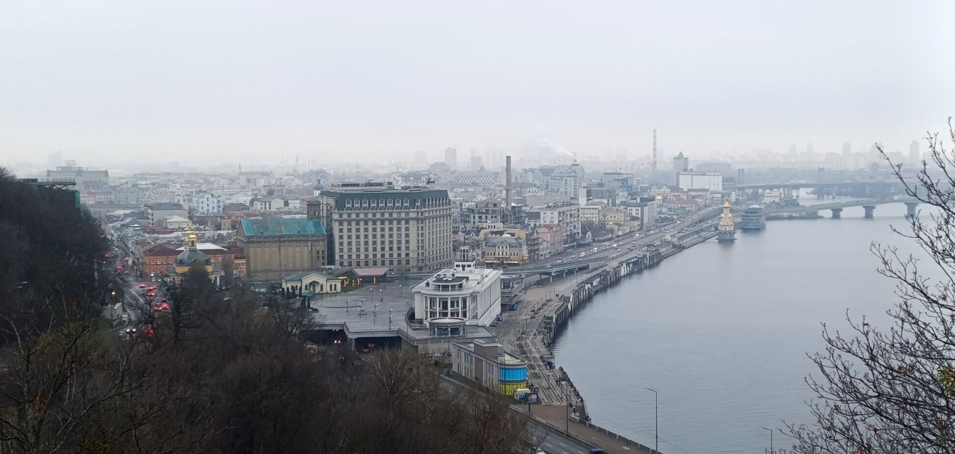 В сети показали, как выглядели Подол и Днепр в Киеве в 1918 году. Уникальные панорамные фото