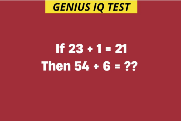 Проверьте свой IQ: быстрая математическая головоломка