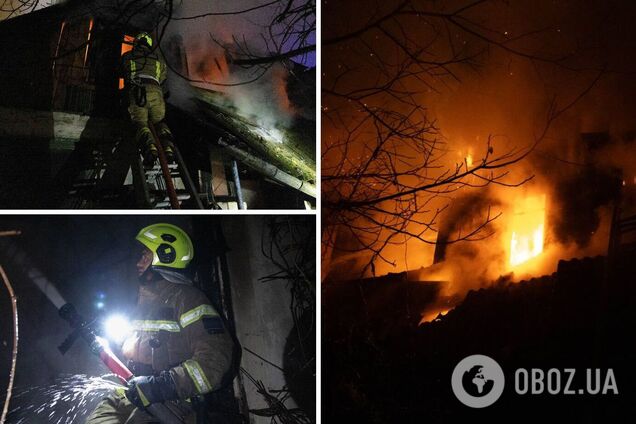 В Киеве пожар в частном доме унес жизнь мужчины. Подробности, фото и видео
