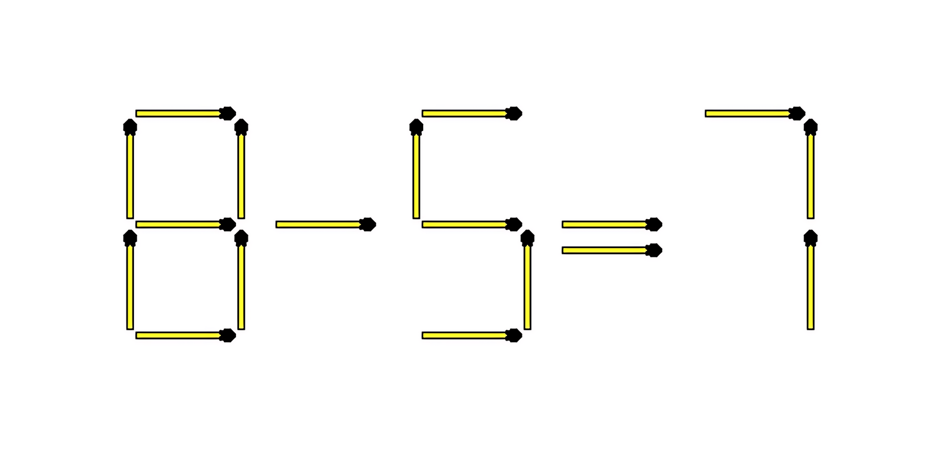 Уберите две спички: быстрый тест на IQ